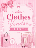Clothing Vendor List